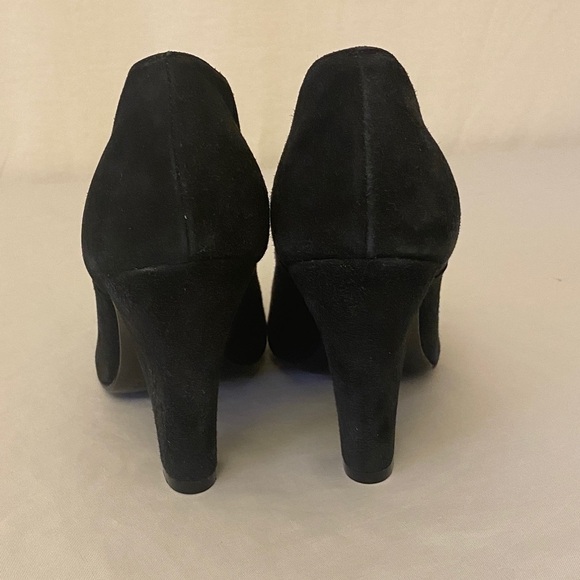 MARC JACOBS Suede Black Booties Made In Italy Sz 39 Euro (US 8) Shoes Heels - Picture 4 of 12